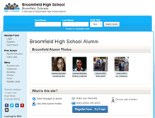 Tablet Screenshot of broomfieldhighschool.net
